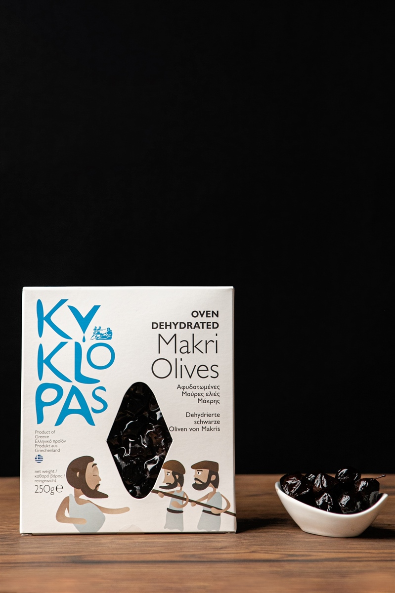 Oven Dehydrated Makri Olives (box)