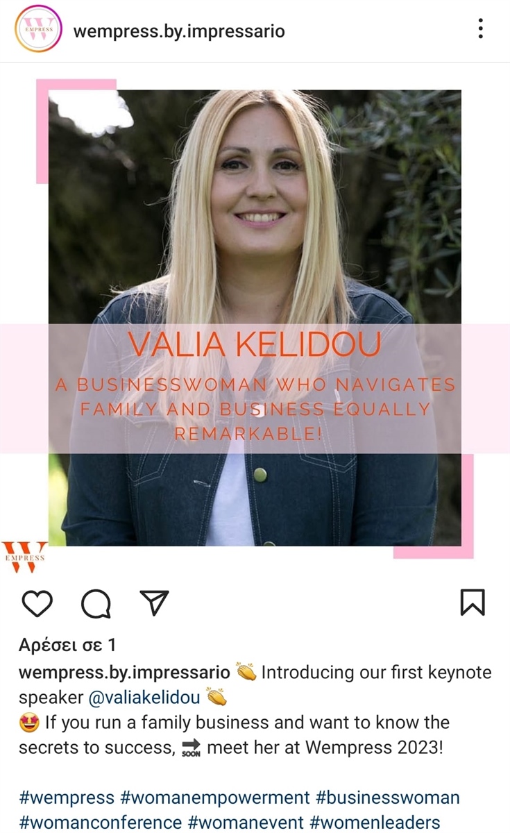 When you are invited as a role model of female entrepreneurship talk about the secrets of your success..