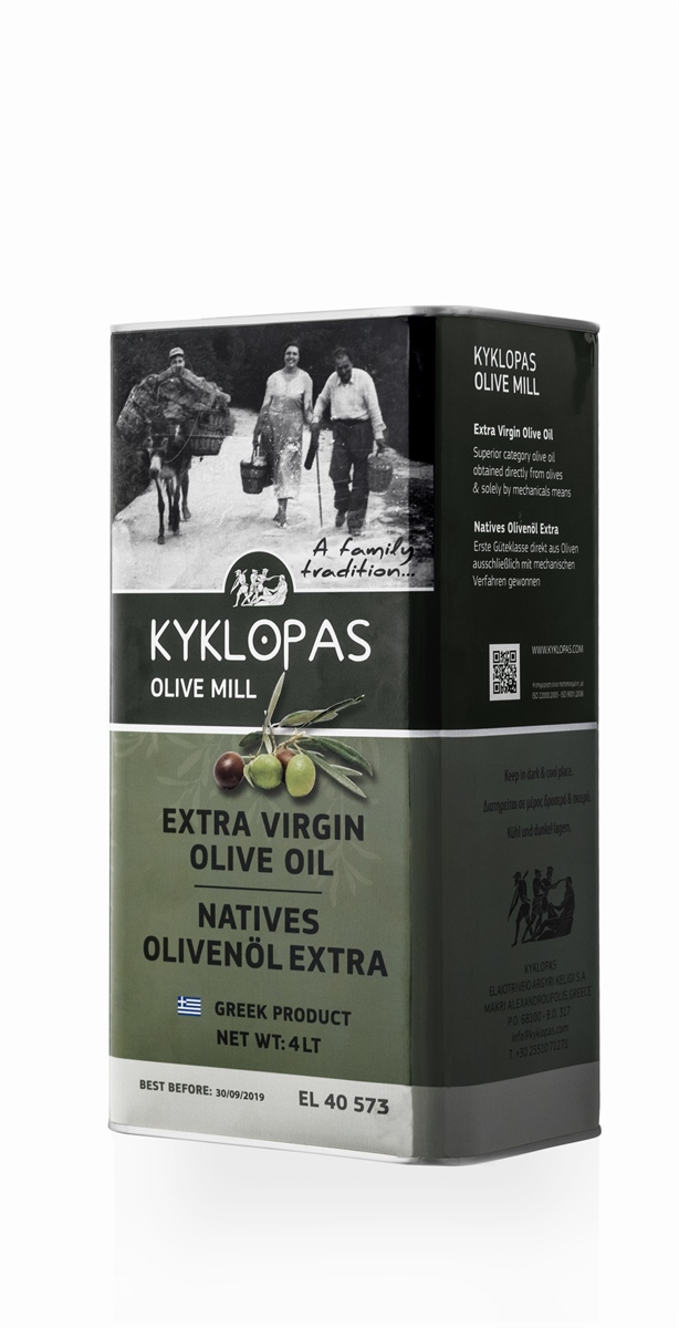 Εξαιρετικό παρθένο ελαιόλαδο 4lt