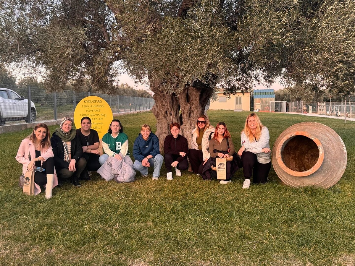 An educational visit was held by A Bakery and Pastry Makings in Kyklopas Olive Mill.!
