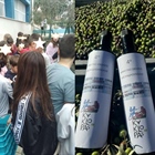 Kyklopas Olive Mill offered children the olive oil which was produced from the olives of their school yard, with the goal of distributing it to families in need.