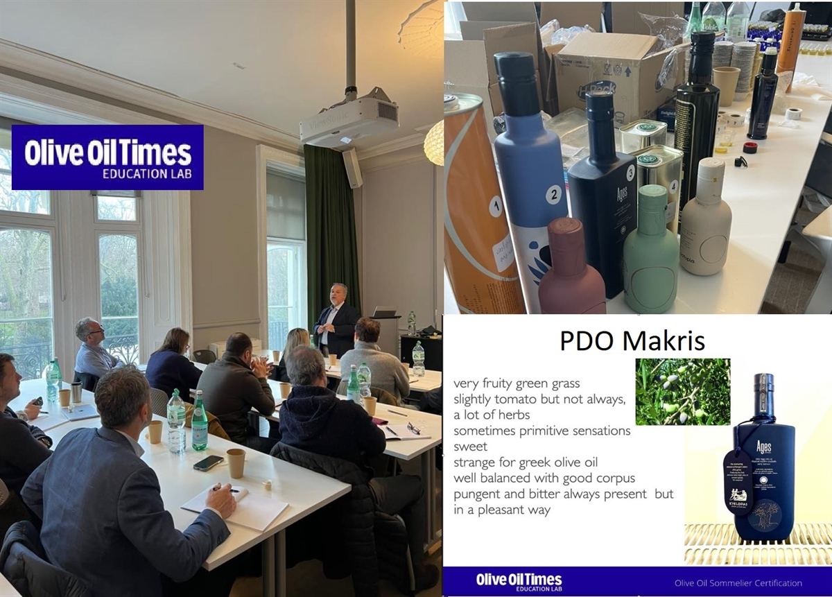 Kyklopas at the Olive Oil Times Sommelier Certification Course  in London!