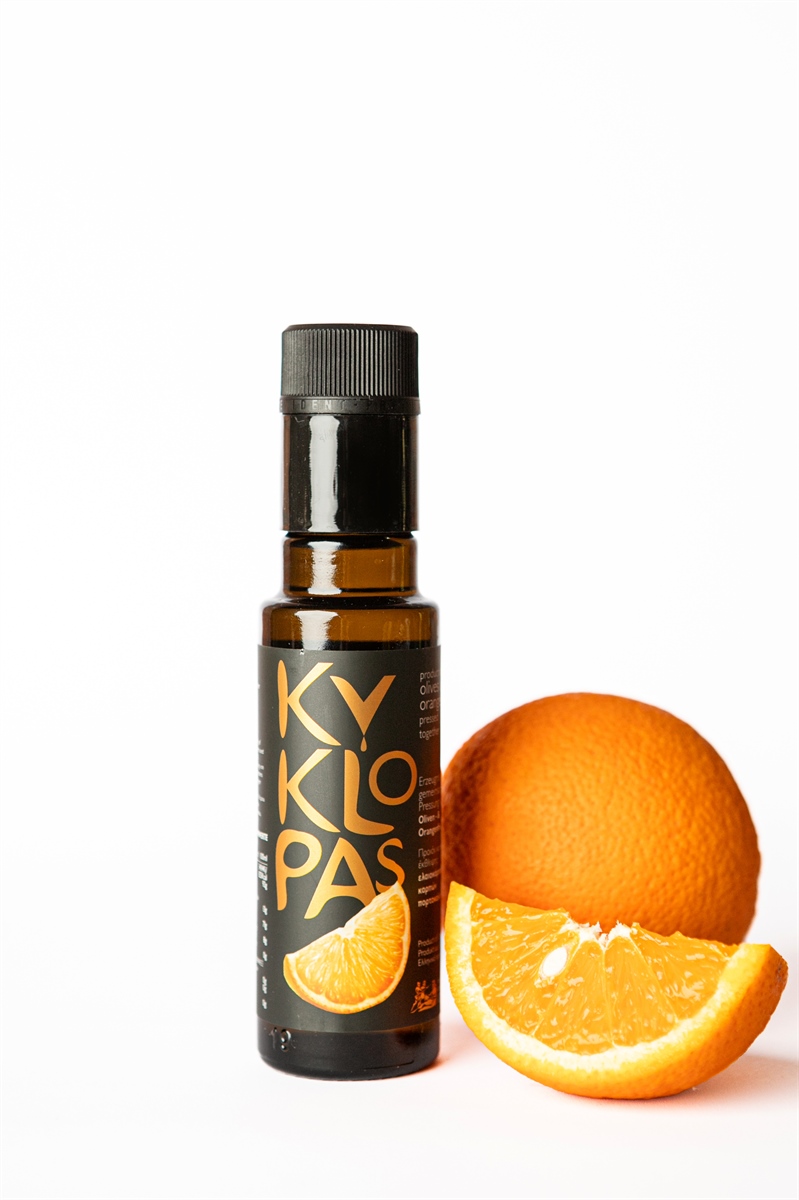 Naturally Infused Olive Oil with Οrange 100ml
