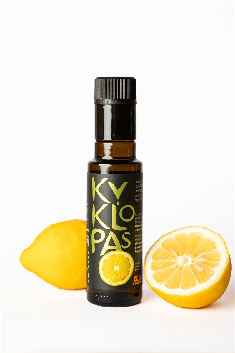 Naturally Infused Olive Oil with lemon 100ml