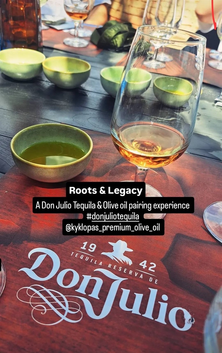 Tequila Meets Olive Oil . Kyklopas Pairing Experience
