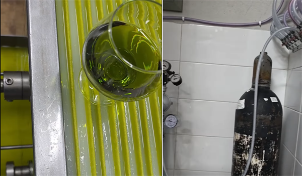 Immediate filtering and storage in nitrogen-sealed tanks!!...video