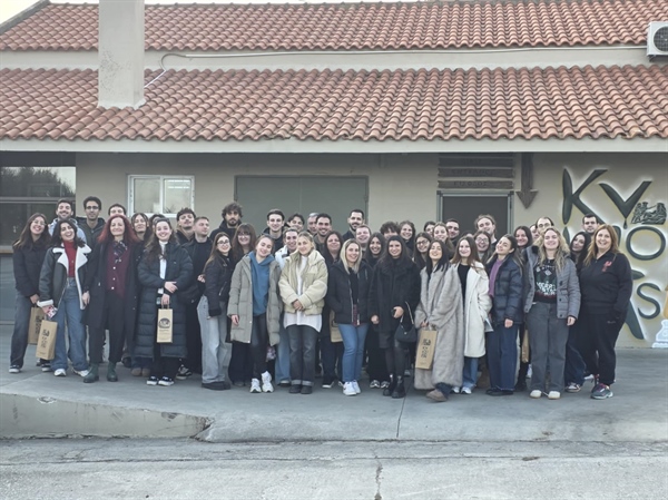 We had the pleasure of welcoming the Department of Agriculture from Aristotle University.