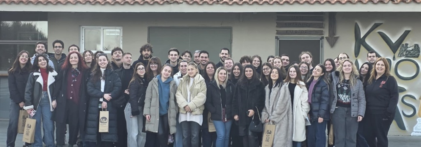 We had the pleasure of welcoming the Department of Agriculture from Aristotle University.