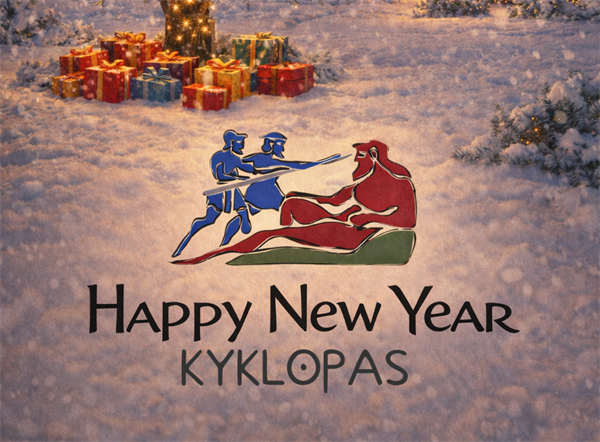 Happy new year from Kyklopas Family !