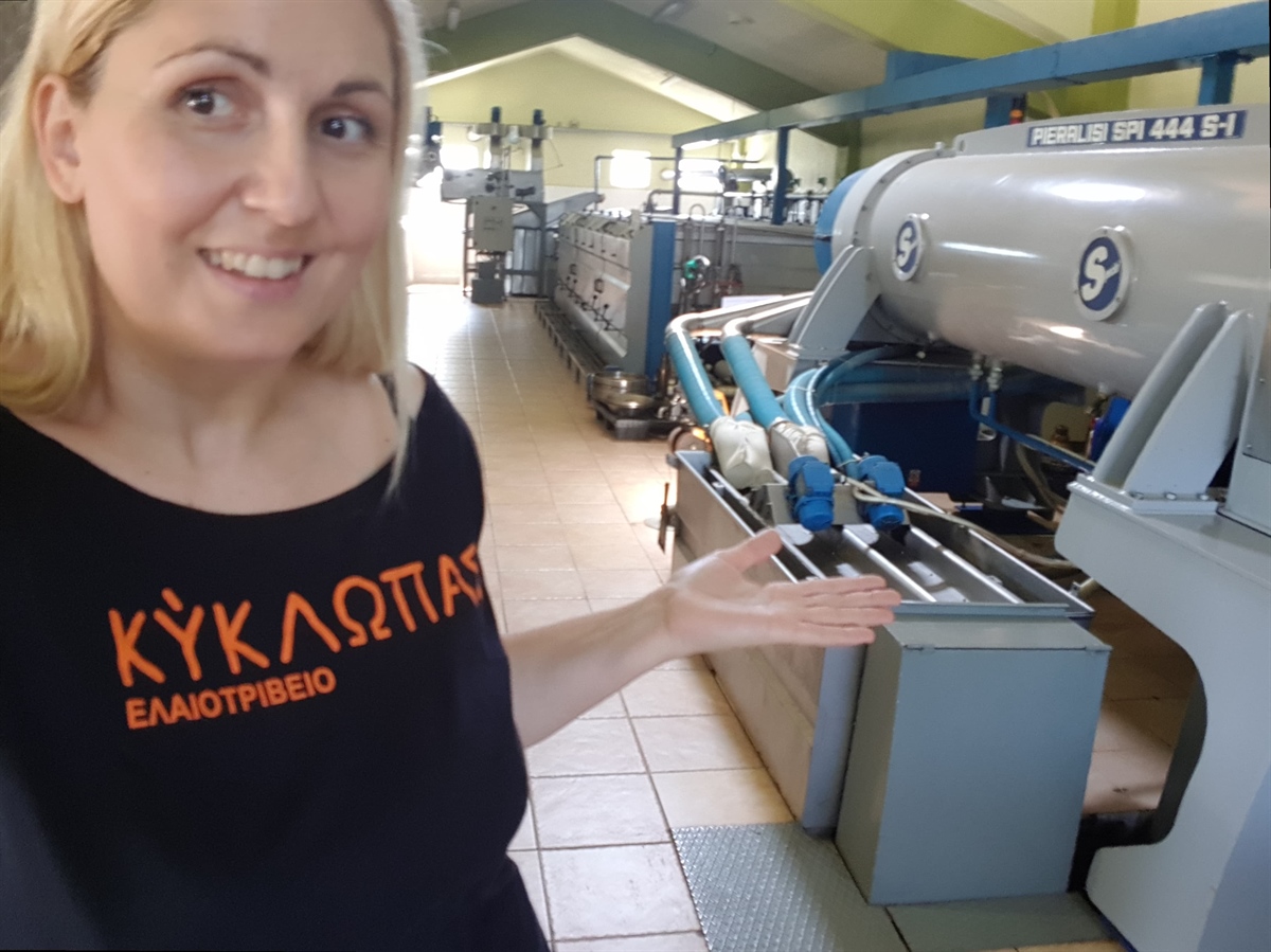 Hi, I’m Valia. Come with me on a free olive oil tour...