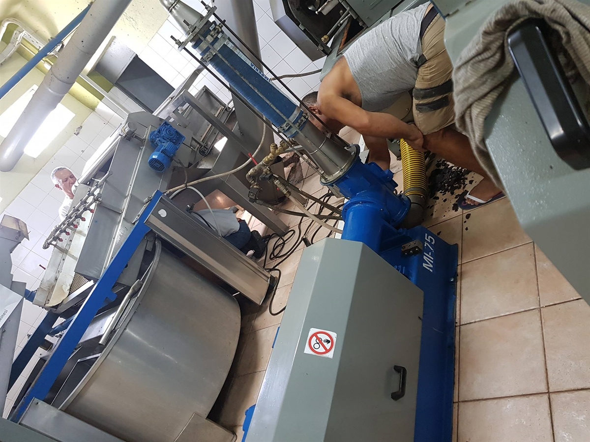 Improvements! Getting ready for the new olive season.