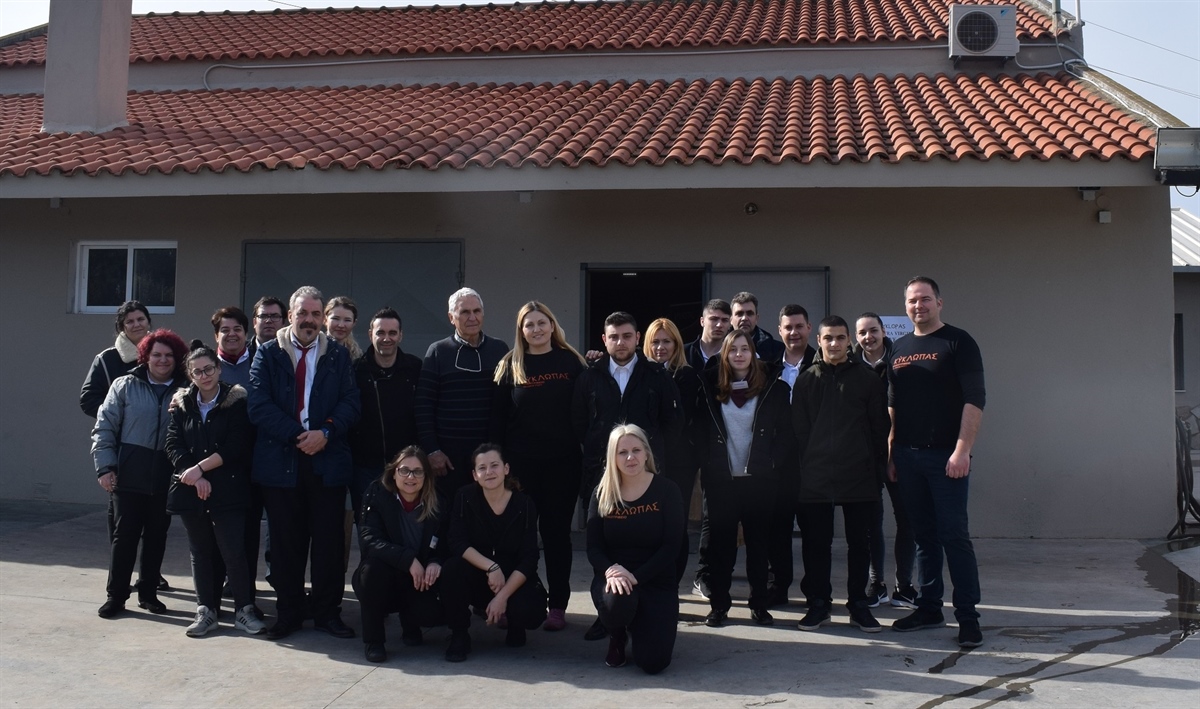 Σπουδαστές του ΙΕΚ μαγειρικής Αλεξανδρούπολης για γευσιγνωσία στο ελαιοτριβείο Κύκλωπας