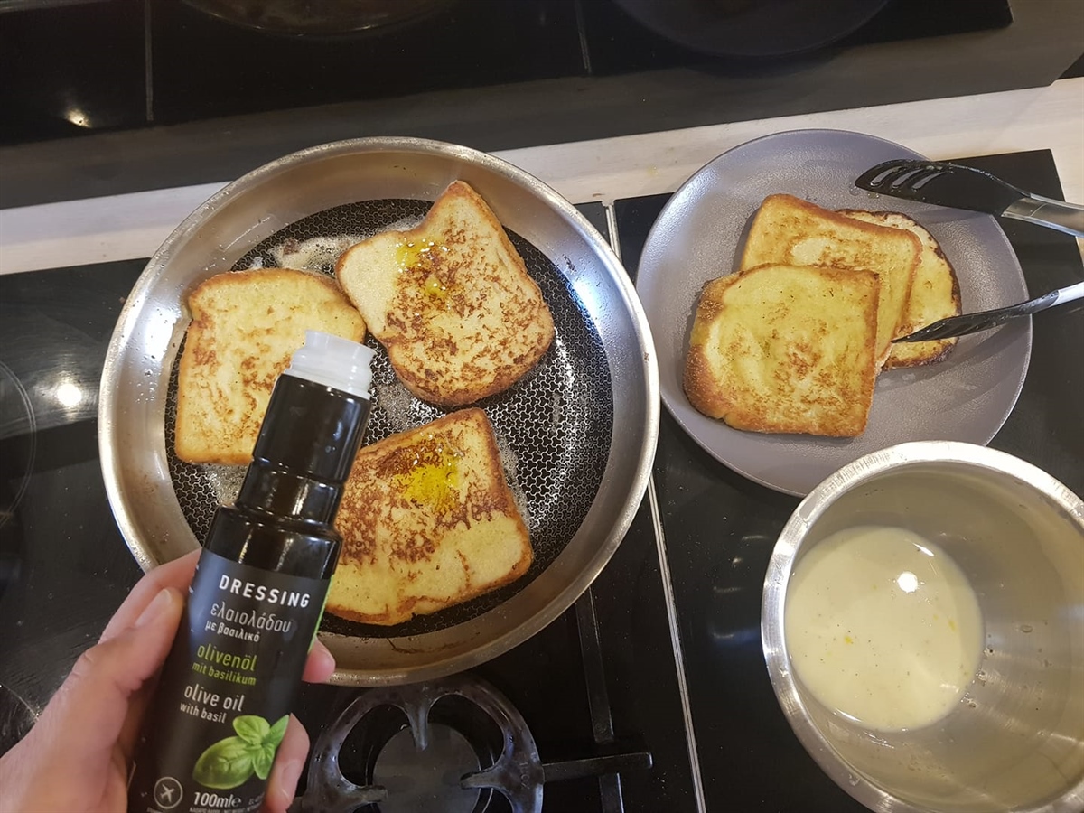 Αβγόφετες με dressing Κύκλωπας με Βασιλικό!