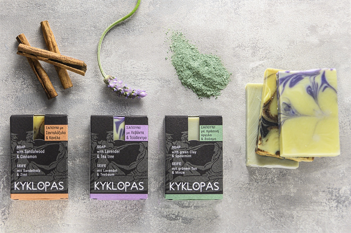 Kyklopas handmade olive oil soaps !