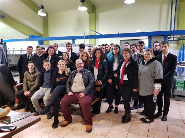 The Culinary School from the Alexandroupolis Vocational Training College (Ministry of Tourism) visited us!