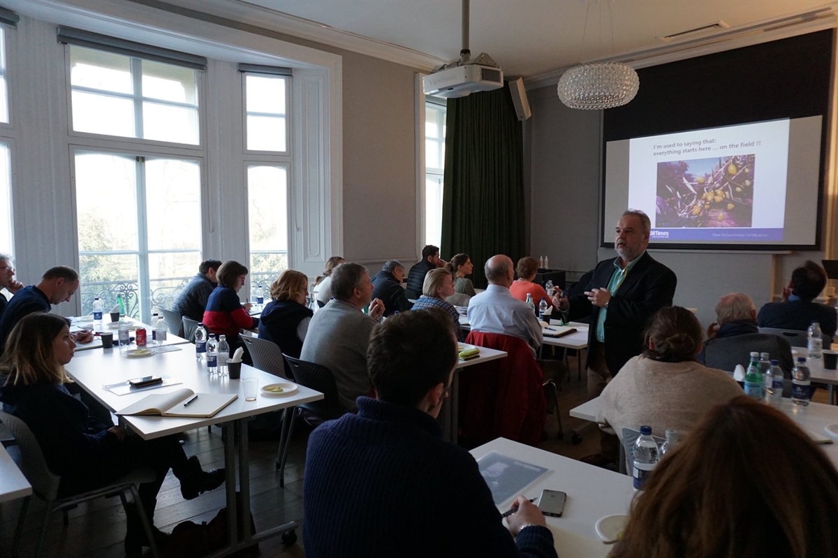 Happening now at the London Olive Oil Sommelier course by the Olive Oil Times Education Lab.
