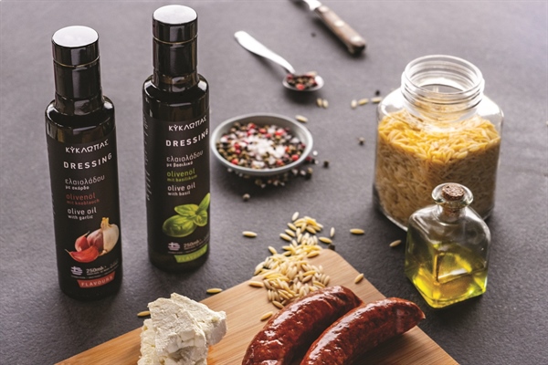 Orzo pasta with country-style sausage and Feta from Samothrace.English, Romania, Bulgaria, Turkish Language