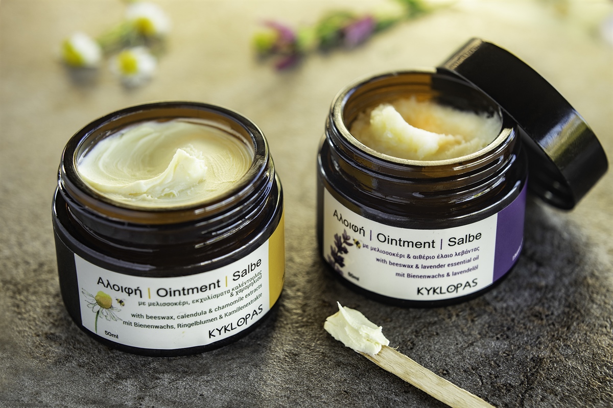 Beeswax Ointment with Lavender and with Chamomile