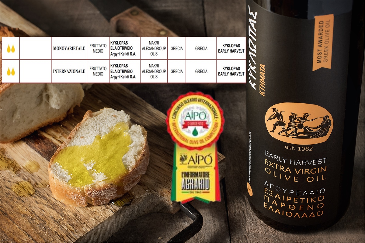 AIPO Italian competition - two prizes, two drops of quality for Kyklopas.