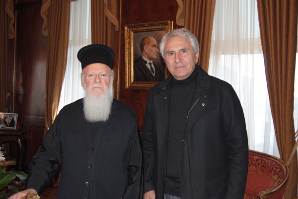 Our olive oil at the Ecumenical Patriarchate in Istanbul.