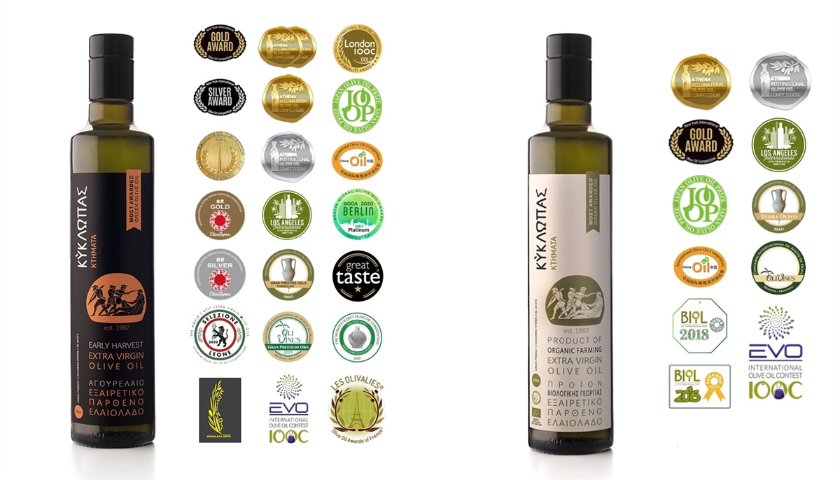 You can be sure of the taste and quality of Kyklopas oil. The experts are, with 133 global awards to prove it!!!