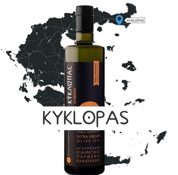 Kyklopas -a multi-award winning Greek olive oil from the Kelidis family!