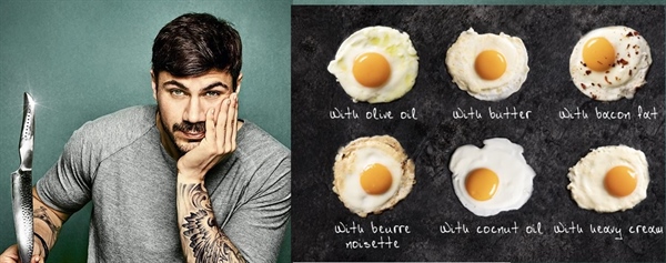 Chef Αkis Petretzikis Cooking Crash Test: Which is the best way to fry an egg?