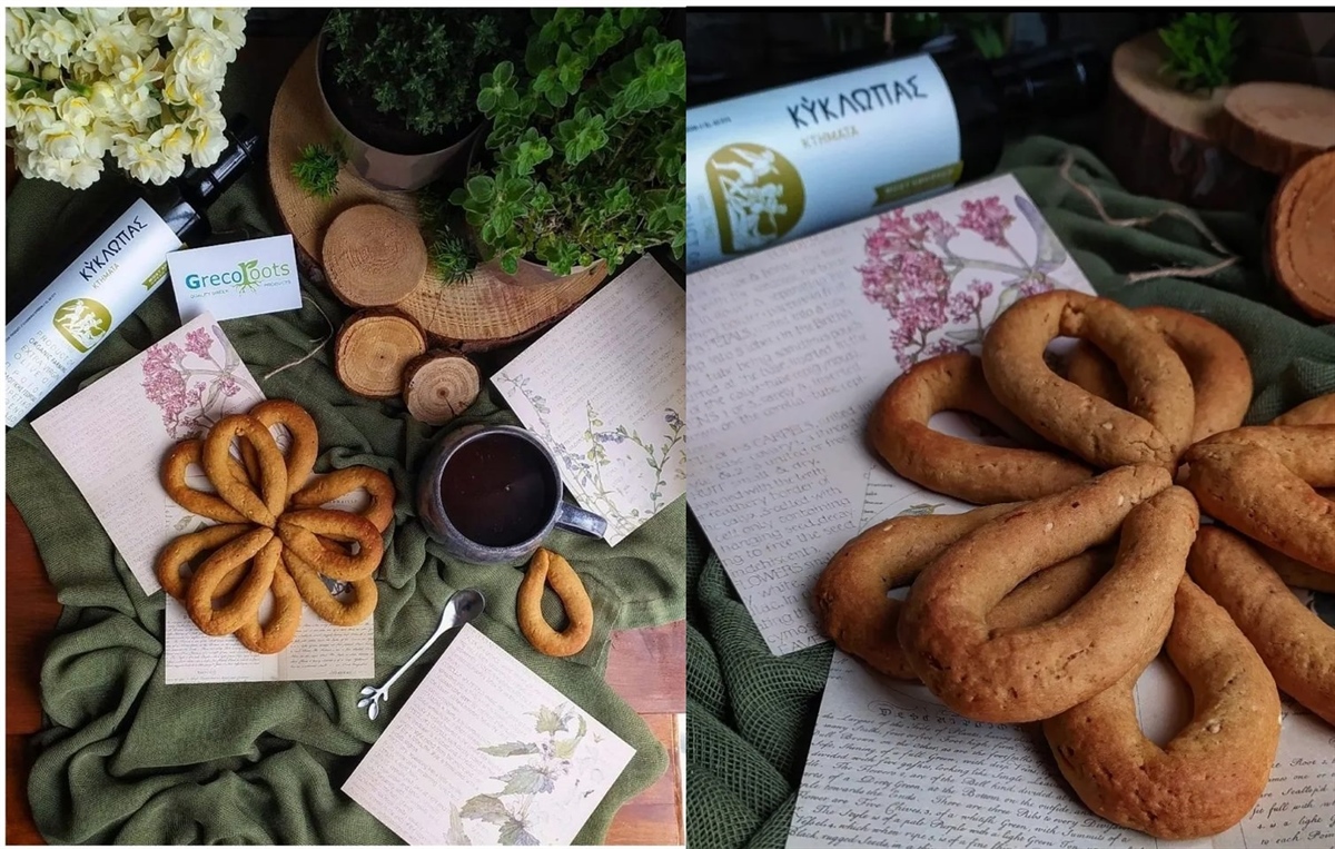 Biscuits made with Kyklopas extra virgin olive oil!