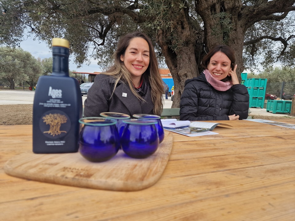 An interview with Athinorama magazine under a 1000 year old olive tree (photos)