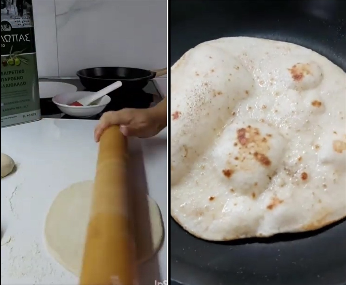 Αν ποτέ ξεμείνεις από ψωμί - θα φτιάξεις naan !