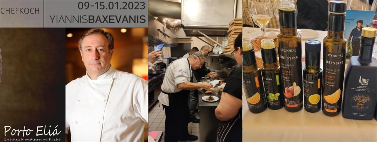 Culinary week in Stuttgart at Porto Elia with fantastic recipes cooked with Kyklopas by chef Yannis Baxevanis!(photos)