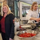 Today at Xarama restaurant in Alexandroupolis,the distinguished chef Dina Nikolaou.