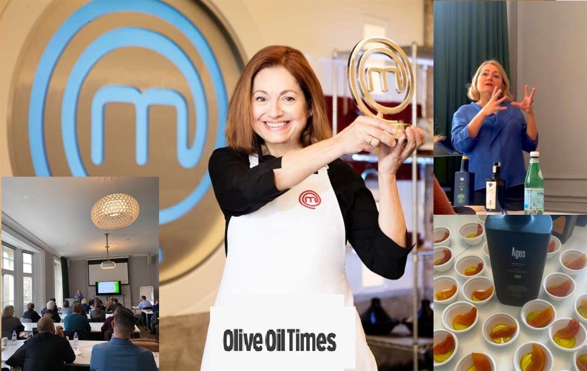 Olive Oil Time-Master Chef England winner Irini Tzortzoglou was one of the sommelier at the Olive Oil Sommelier course!(photos)