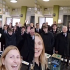 Educational visit by Vocational Training Cooking School students. ? (video)