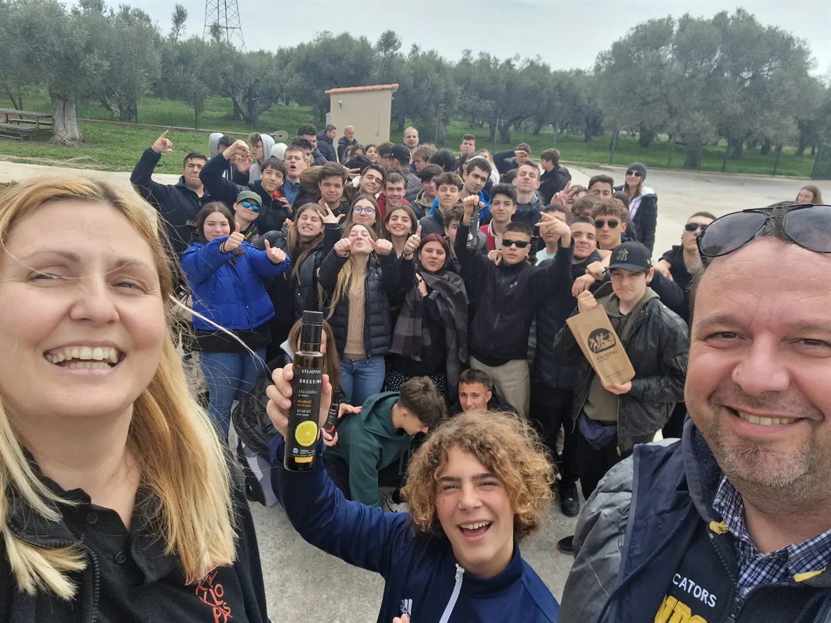The visits to Kyklopas continues on a daily basis and for us the Olive Oil Tours are a joy! (video)