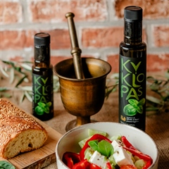 Naturally Infused Olive Oil with  Basil