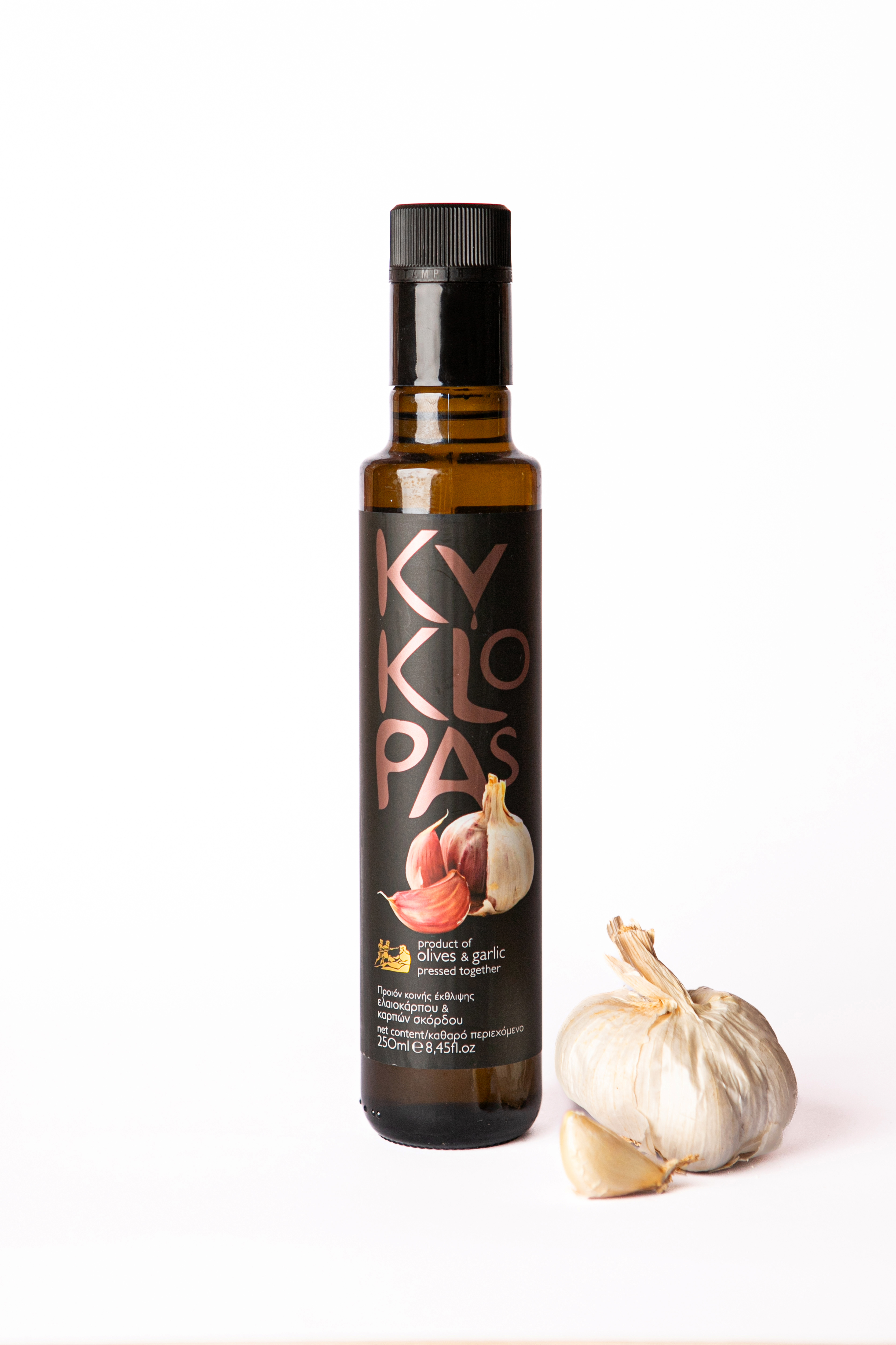 Naturally Infused Olive Oil with Garlic